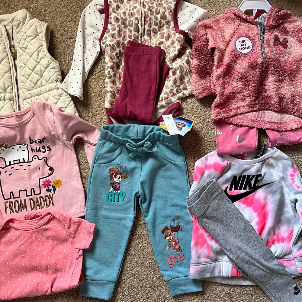 12 month baby girl lot.